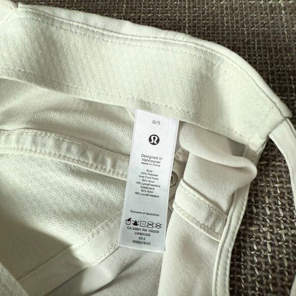 Lululemon Womens Baller‎ Hat Soft Embroidered Off White Color - Picture 10 of 11